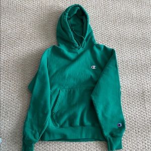 Dark Green Champion Hoodie